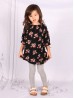 Kid's Off The Shoulder Printed Fashion Top